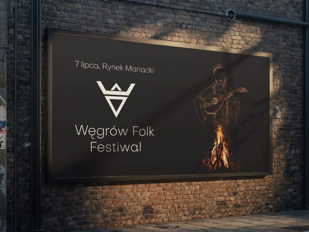 Węgrów Folk Festiwal Baner